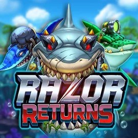 Razor Returns logo by Push Gaming at Real Money Casino